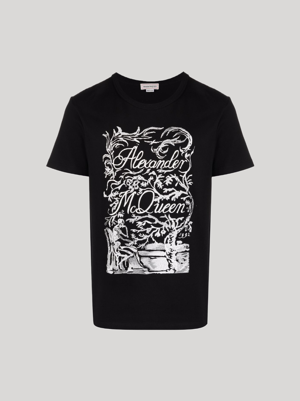 ALEXANDER MCQUEEN LOGO PRINT COTTON T-SHIRT